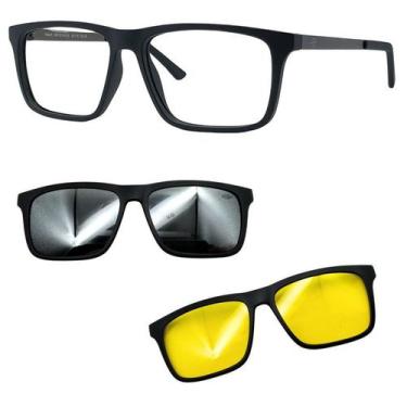 Imagem de Oculos Mormaii Swap 6 A14 6132 Com 2 Clipons Prata e Nortuno, Prata, N