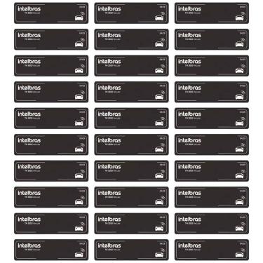 Imagem de Kit 30 Etiquetas Adesivas RFID 900 MHz TH 3010 Veicular Intelbras