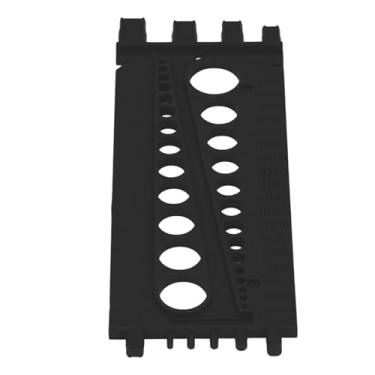 Imagem de Porca Parafuso Parafuso Medidor Multi Funcional Polegada Métrica Identificação Rápida Porca Parafuso Rosca Verificador Oficina Garagem (Abs)