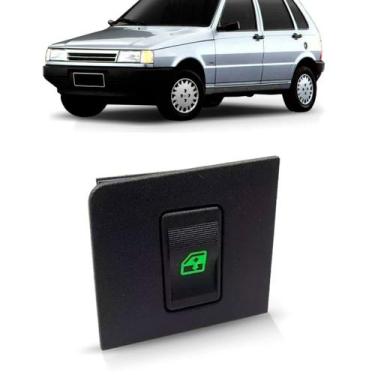 Imagem de Interruptor vidro eletrico uno 91 92 93 94 95 96 97 98 99 00 01 02 03 