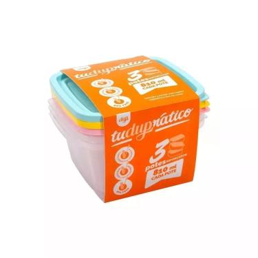 Imagem de Conjunto de 3 Potes Montreal Dup - 810ml