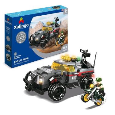Imagem de Blocos de Montar Justiça e Paz Jipe Off Road - Xalingo