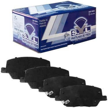 Imagem de Kit Pastilha Freio Fiat Toro Jeep Compass Dianteiro Mando