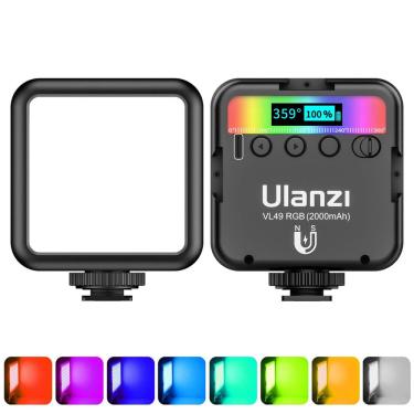 Imagem de Luzes de vídeo ulanzi VL49 rgb Câmera LED 2000mAh recarregável