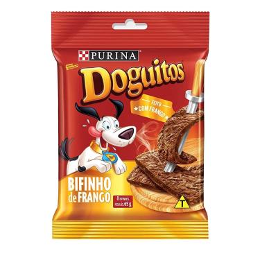 Imagem de Doguitos Bifinho de Frango - Petisco para Cães de todas as raças e idades - Nestlé Purina (65g)