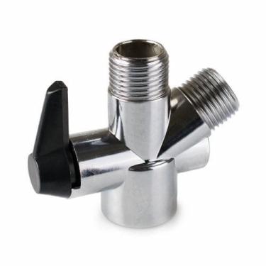 Imagem de Válvula desviadora para spray de chuveiro portátil ou massageador de chuveiro 1 cada da...