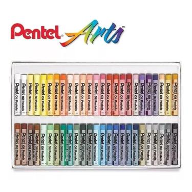 Imagem de Giz De Cera Pastel A Óleo 50 Cores Pentel Arts