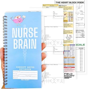 Imagem de Field Equipt Nurse Essentials Report Notebook for Work & Nursing School Clinical, Notepad Replaces Foldable Nursing Clipboard, RN Student Accessories & Gifts, Pack of 2 (Tall)