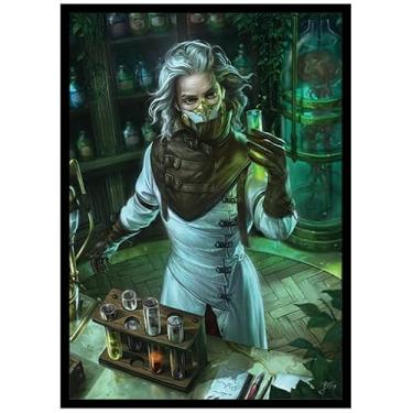 Imagem de Fantasy North - Dr. Vandercamp - Prodigious Man of Science - 100 Smooth Matte TCG Trading Card Sleeves - Fits Magic MTG Commander Pokemon and Other Card Games - Playing Card Sleeves (FN144S)