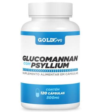 Imagem de Glucomanan Psylium 120 cápsulas - GOLDCAPS