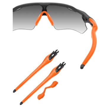 Imagem de HILEEN Óculos de sol pretos de substituição para óculos de sol Oakley Radar EV Path Pitch Advancer - laranja