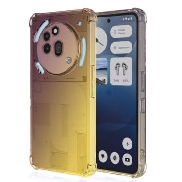 Imagem de Luchantle Capa For Nothing Phone 3A Pro, capa para celular feminina e feminina com absorção de choque flexível TPU (dourada)