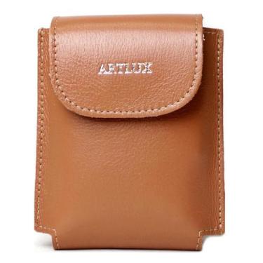 Imagem de Cigarreira em Couro Artlux 057, Caramelo