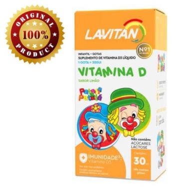 Imagem de Vitamina D Infantil Lavitan Patati Patatá com 30ml  Imunidade - Sabor 
