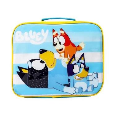 Imagem de Mochila Infantil Bluey Pelúcia Azul e Roxo - Material Oxford - Present