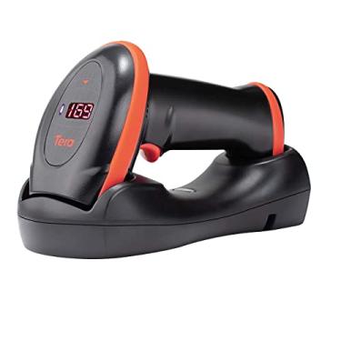 Imagem de Tera Scanner de código de barras QR, sem fio, 1D 2D, com tela de contagem de tela, velocidade de digitalização extrarrápida, leitor de código de barras de imagem portátil de alta resolução para inventário de armazém HW008