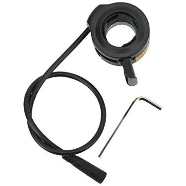 Imagem de E Bike Thumb acelerar o acelerador de acelerador de polegar elétrico estável à prova d'água para Bafang Material Motor ABS universa