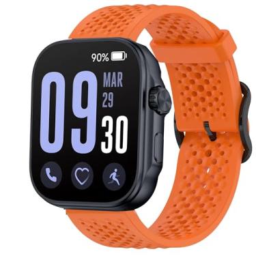 Imagem de Pulseiras para relógios inteligentes GTX12, GTX13, pulseira de silicone de 22 mm com fivela de metal compatível com relógios inteligentes Fitpolo GTX12, ENOMIR GTX12, Uaue T60, QXQ T60, QCOQ T60
