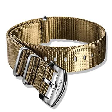 Imagem de torbollo Pulseira de relógio de nylon balístico militar, macia para homens e mulheres, cinto de segurança para relógio de substituição com fivela escovada resistente de 18 mm, 20 mm, 22 mm, 24 mm,