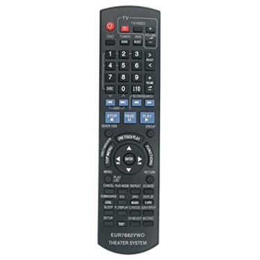 Imagem de Controle remoto de substituição EUR7662YW0 aplicável para Panasonic SC-PT750 SA-PT750P SA-PT750PC SC-PT753 SA-PT753 DVD Home Theater Sound System