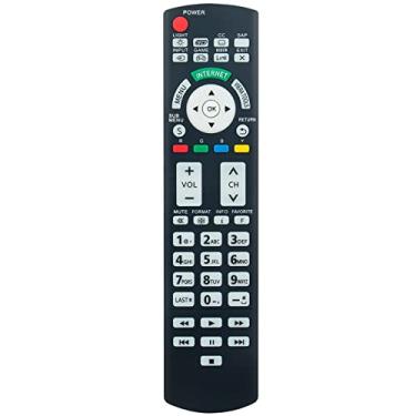Imagem de Controle remoto de substituição N2QAYB000571 aplicável para Panasonic Viera TV TC-P55VT30 TC-65PST34 TC-L32DT30 TC-P60GT30 TC-P65VT30 TC-L37DT30 TC-P50GT30 TC-P55GT30 TC-P5 5VT30 TC-P65VT30 TC-P65GT30