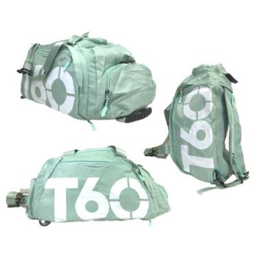 Imagem de Bolsa Transversal Compartementos Viagem Academia Fitness - T60