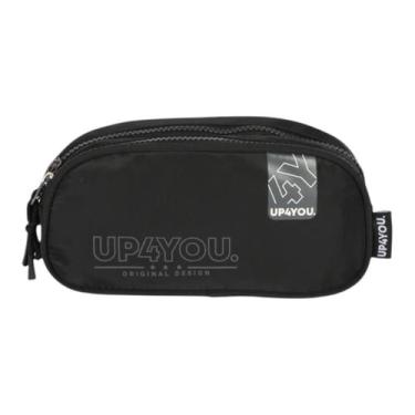 Imagem de Estojo Escolar Duplo Preto Up4You - Up4Tou