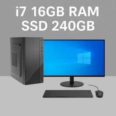 Imagem de Computador Completo I7 3.9Ghz 16Gb Ssd + Monitor Led 19 - Infinitypc
