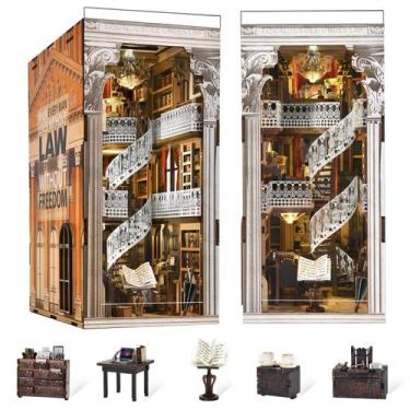 Imagem de Kit de casa em miniatura CCCDF Book Nook Law Library Theme