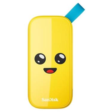 Imagem de SanDisk SSD portátil Fortnite de 2 TB, edição Peely - até 800 MB/s, USB-C, USB 3.2 geração 2, proteção contra quedas - SDSSDE30-2T00-G25F