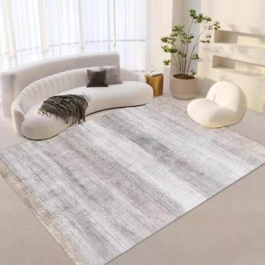 Imagem de Tapetes leves de estilo japonês para sala de estar, flanela espessa, decoração de quarto, capacho de entrada lavável, tapete de mesa de centro (200x250 cm/flanela A)