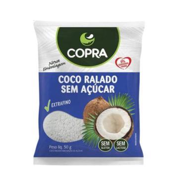 Imagem de Coco Ralado Fino Puro sem Açúcar 50gr - Copra