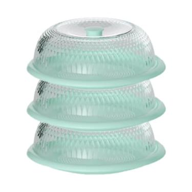 Imagem de ＫＬＫＣＭＳ Suporte para bolo, prato de mesa, prato redondo versátil para servir doces, para bolo, doces, salgadinhos, cheesecake , Verde