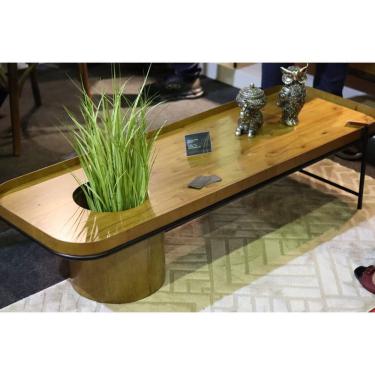 Imagem de Mesa de Centro Decorativas Rústica Cachepô Montanhês Móveis