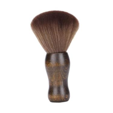 Imagem de Kokiya Escova de barbeiro macia, ferramenta de varredura de cabelo, escova de cabelo profissional, espanador de pescoço, de limpeza facial para barbearia,