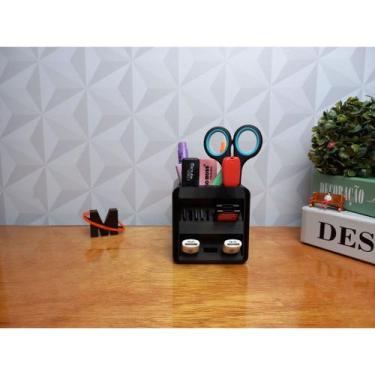 Imagem de Porta Lápis Caneta - Cartão Memória - Micro Sd Pendrive Usb - Rose Gol