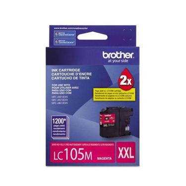 Imagem de Cartucho De Tinta Brother Lc105 Lc105m Lc105 Magenta | Mfc-j4510dw Mfc-j4610dw Mfc-j4410dw Original 12ml