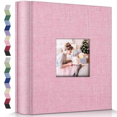 Imagem de popotop Álbum De Fotos 4X6 - 600 Álbuns Com Bolsos Horizontais E Verticais, Capa Linho Para Família, Casamento, Aniversário, Férias Bebê