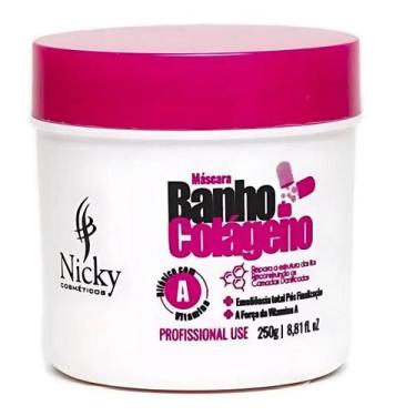 Imagem de Máscara Banho de Colageno 250g Linha Home Care Nicky - Nicky Cosmético