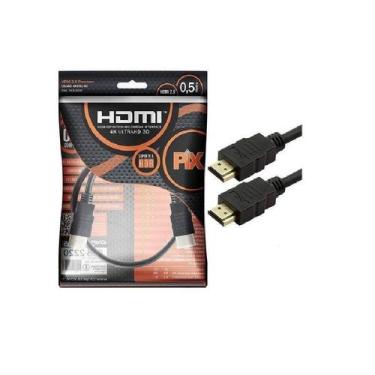 Imagem de Cabo Pix Hdmi M/Hdmi M 2.0 0.5 M