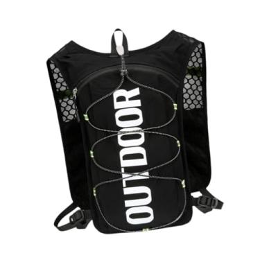Imagem de kowaku Mochila de hidratação, colete de hidratação, mochila leve para homens e mulheres, de água para ciclismo, caminhada, ciclismo, corrida, atividades ao, Preto
