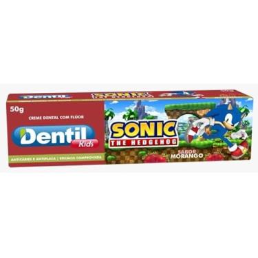 Imagem de Dentil - Creme Dental Kids Sonic Morango 50g c/Flúor Ativo