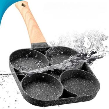 Imagem de Panela 4 Divisórias Antiaderente Para Hamburguer Funcional - Atena