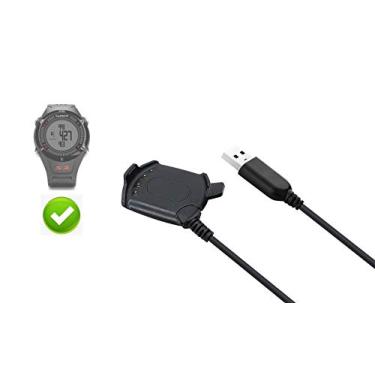 Imagem de JIUJOJA Cabo De Carregamento Versão Atualizada Para Carregador Garmin Approach S2, S4. Clipe Sincronização Dados, 120 Cm Comprimento, Relógio Golfe