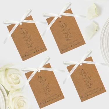 Imagem de Joyfulmap 11 cartões de proposta de dama de honra com fita, presente de noiva 8 Will You Be My Bridesmaid 2 Maid of Honor 1 Convite de Matron of Honor para chá de panela de casamento, cartão Kraft