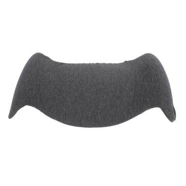 Imagem de Travesseiro lombar suportes lombares suporta suporta de almofada de almofada ergonômica Função de memória respirável Chopção lombar para o sofá de cama Dor traseiro Alívio da dor (Cinza escuro)