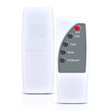 Imagem de WDZP Novos ventiladores substituem o controle remoto para zona de conforto oscilante 40.6 cm silencioso ventilador de montagem na parede de 3 velocidades CZ16WR