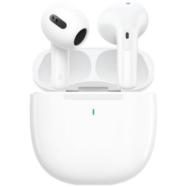 Imagem de Fone De Ouvido Sem Fio Bluetooth 5.4 Compatível Com Todo Celular Cancelamento Ruído Bateria 16 Horas de Uso Microfone Controle Touch - Linha A'Gold Premium