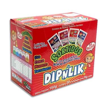 Imagem de Pirulito Dipnlik Sortidos 160g 20Un- Nutricandy - Nutricandy Alimentos