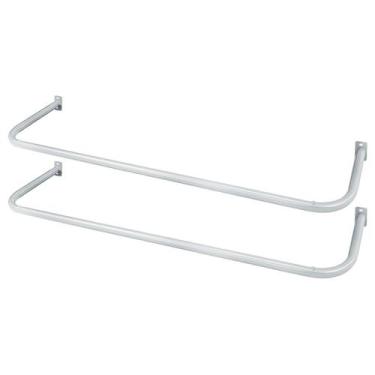 Imagem de Kit 02 Araras de Parede Cabideiro para Quarto 1,20m Lazúli - Genus Móv